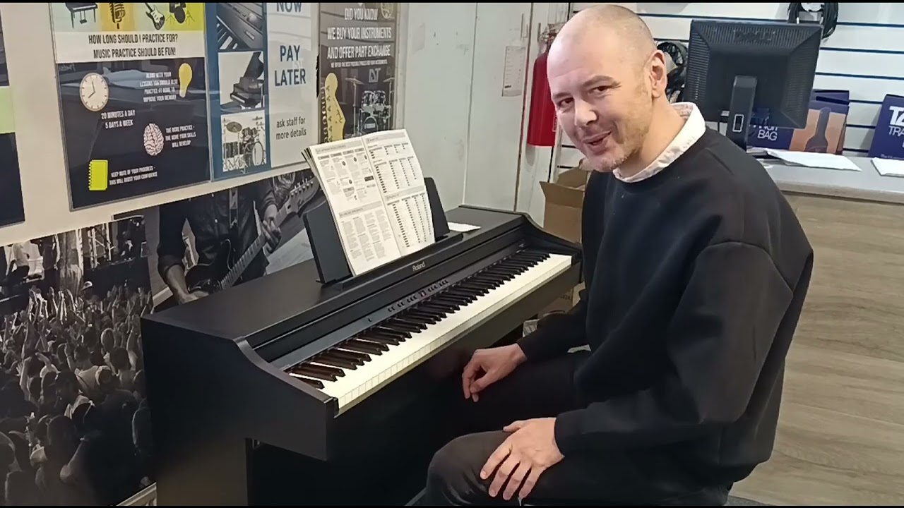 Used Roland RP401R Digital Piano | Satin Black | Leyland Store