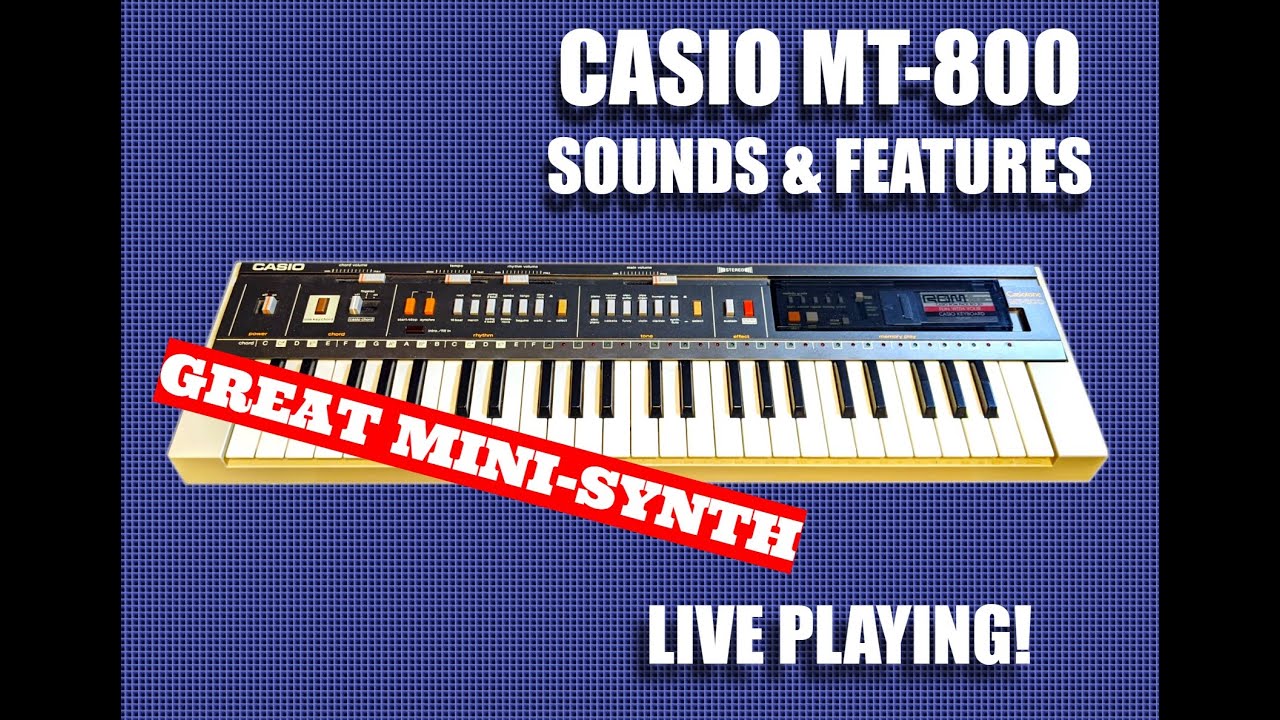 Casio, Casiotone, MT-88, Vintage mini Keyboard, Analog Drums - YouTube