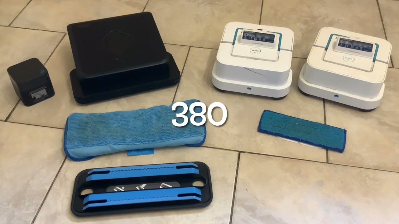 iRobot Braava Floor Mopping Robot 380 & Comparison with Braava Jet