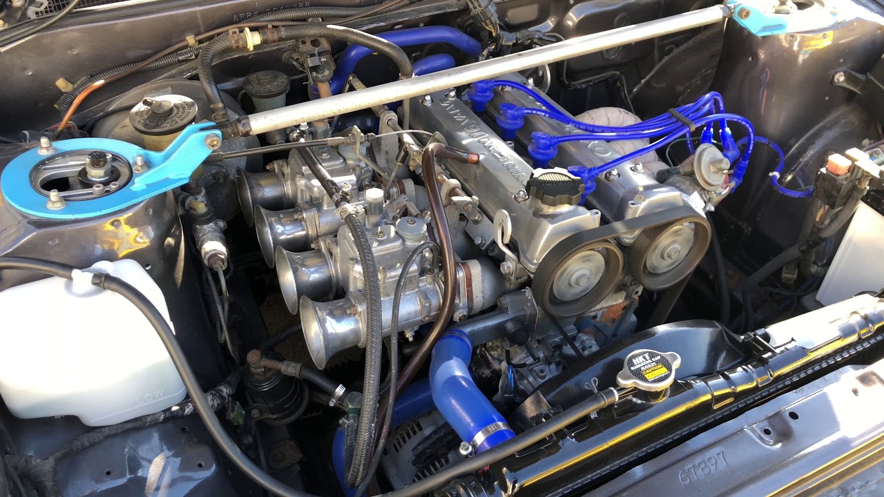 AE86 4AG キャブレター ソレックス 44 クスコエキマニ SOLEX 吸気音