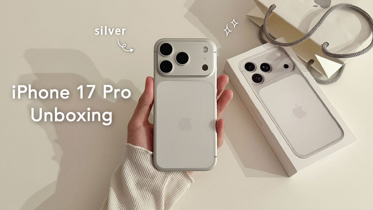 iPhone17Pro開封 & set up📱 | 16proとの比較 | unboxing ✨ - YouTube
