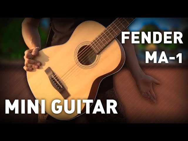 FENDER MA-1 Acoustic Mini Guitar - Review Jimmy Market [EN SUB
