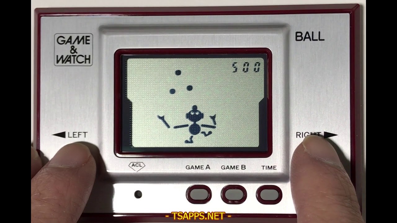電子ゲーム】任天堂・ゲーム＆ウオッチ復刻版『ボール』を遊んでみた