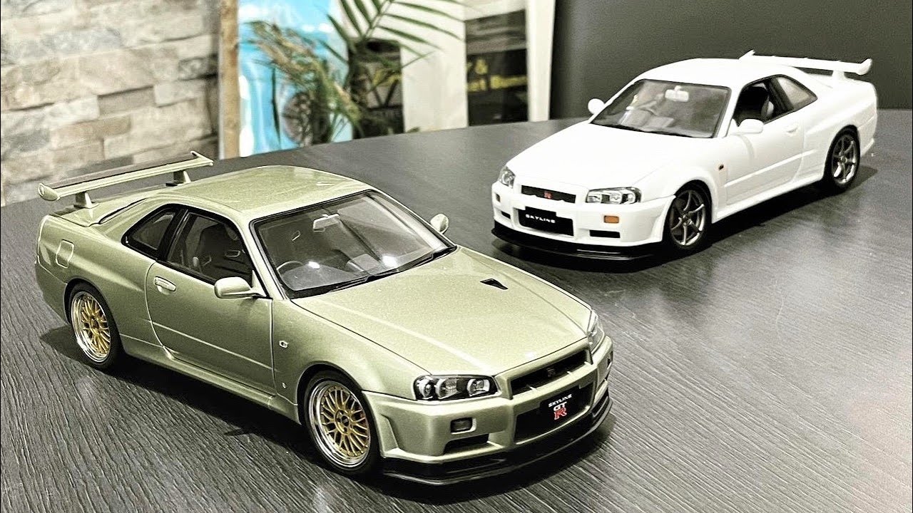 AUTOart 1/18 Scale Nissan Skyline GT-R (R34) V-Spec II Nürburgring