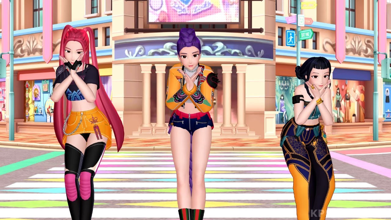 MMD] Ai♡Scream!(愛♡スクリ～ム！) AiScReam - Huntrix Rumi, Zoey
