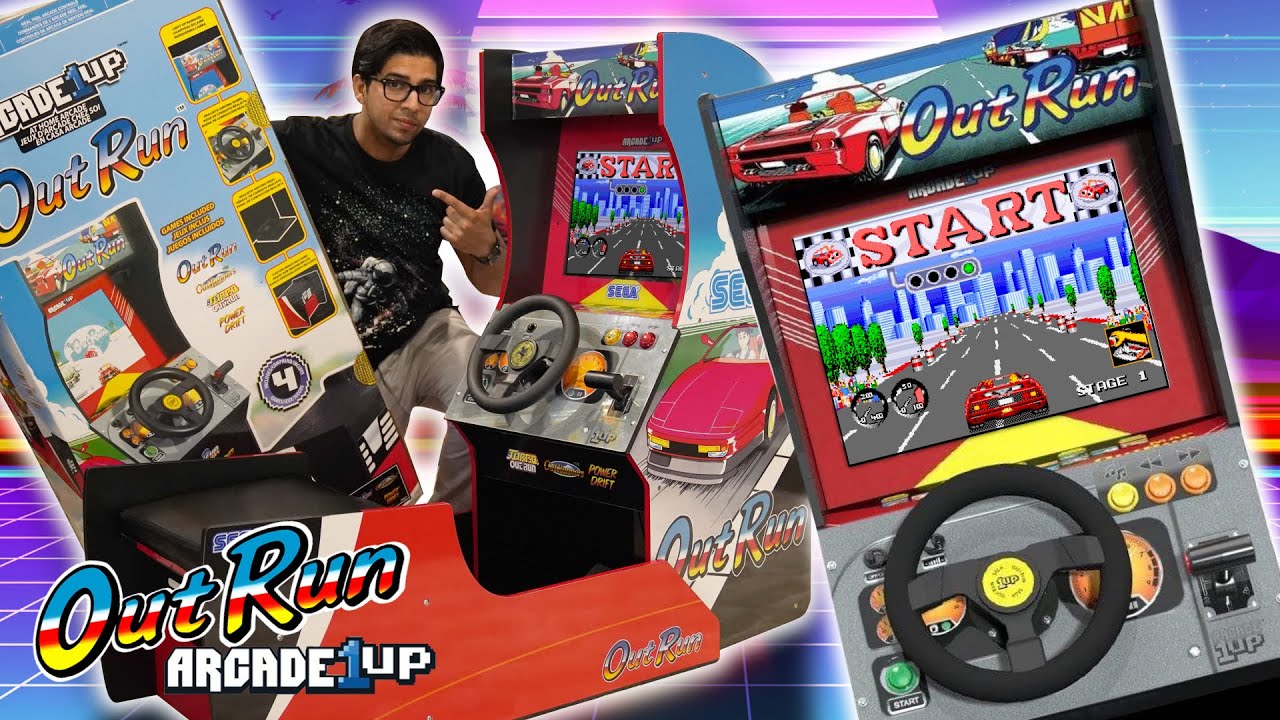 OUT RUN!? Arcade1UP Seated Cabinet - ULTIMATE UNBOXING & REVIEW