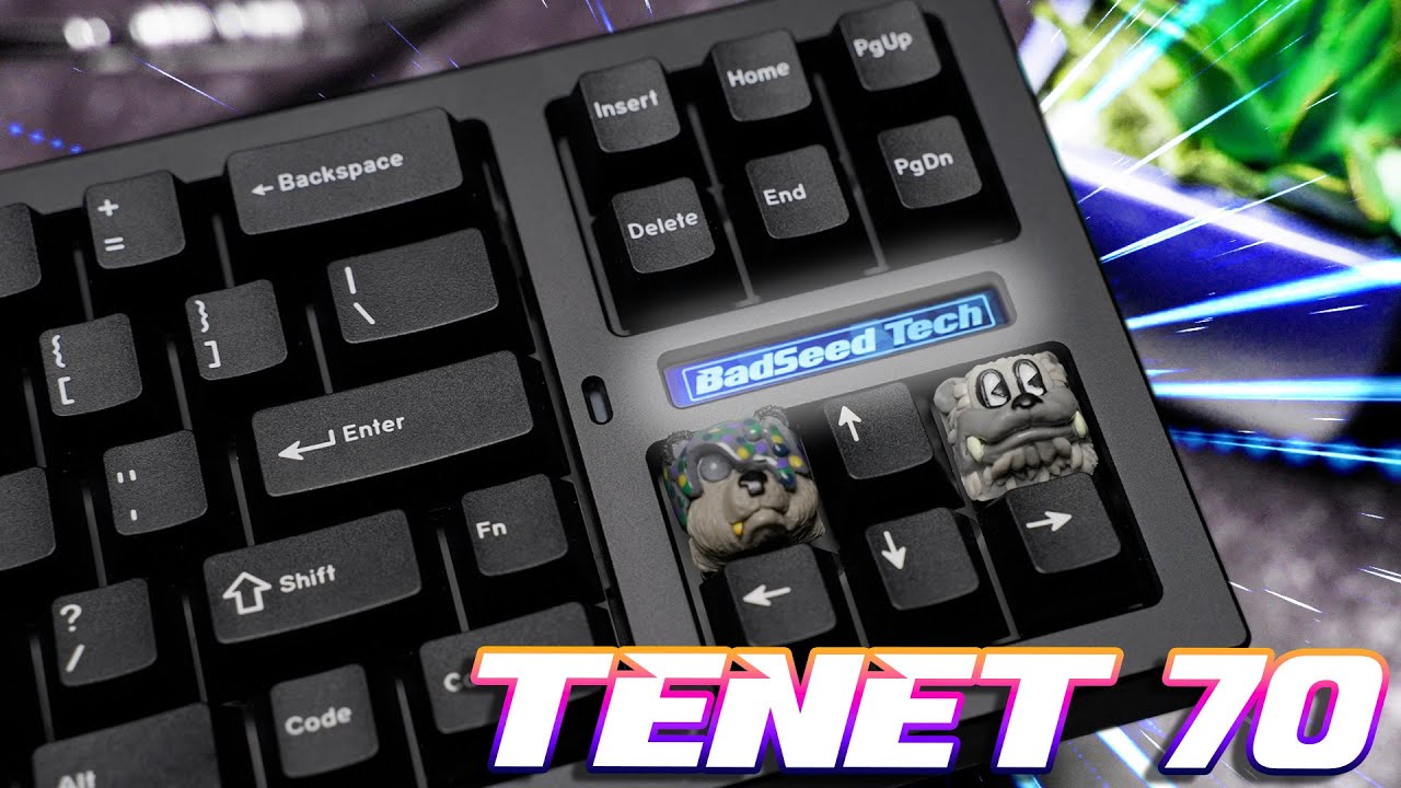 key TENET 70 自作キーボード IC] TENET 70% Keyboard Kit with OLED