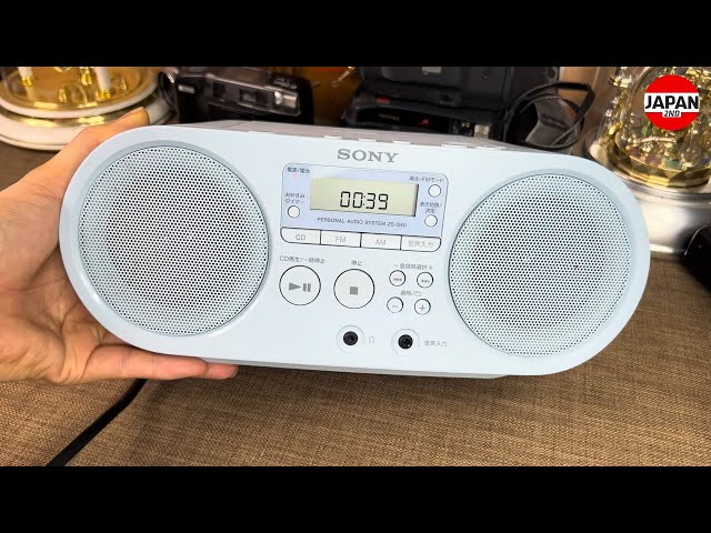 SONY ZS-S40 Personal Audio System Light Blue CD Radio パーソナル