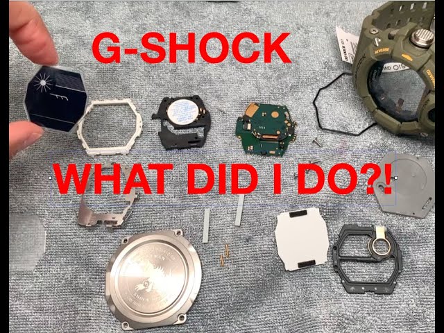 How To Complete DISASSEMBLE A G-SHOCK Rangeman GW9400-3 - What's