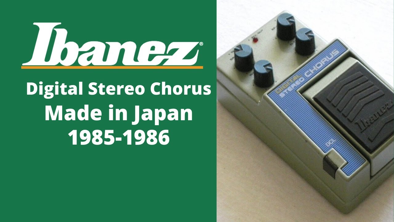 Ibanez | Made in Japan | Digital Stereo Chorus Guitar Pedal | DCL