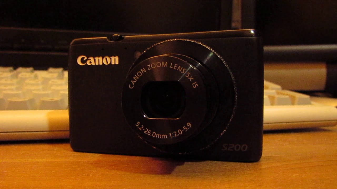 Canon PowerShot S200 レンズエラー - YouTube