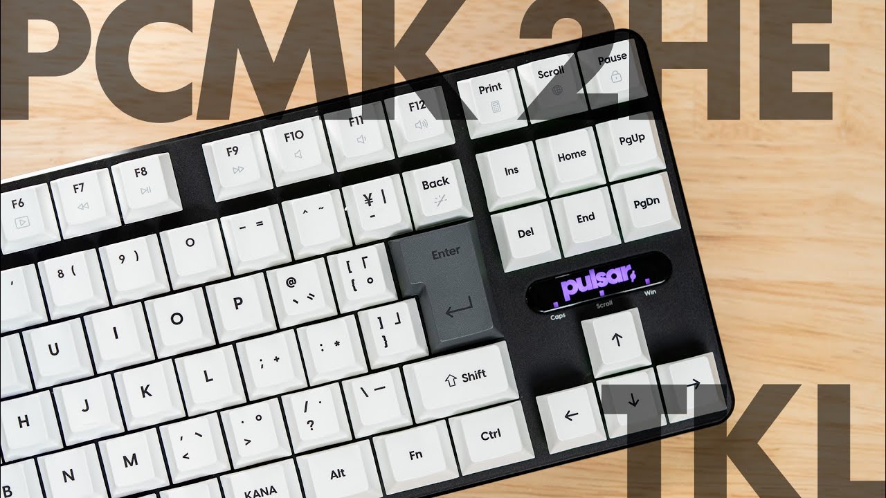 The Pulsar keyboard is also pretty good. PCMK 2HE TKL Review - YouTube