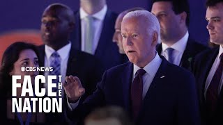 President Biden tours DNC stage before Night 1 kicks off - YouTube