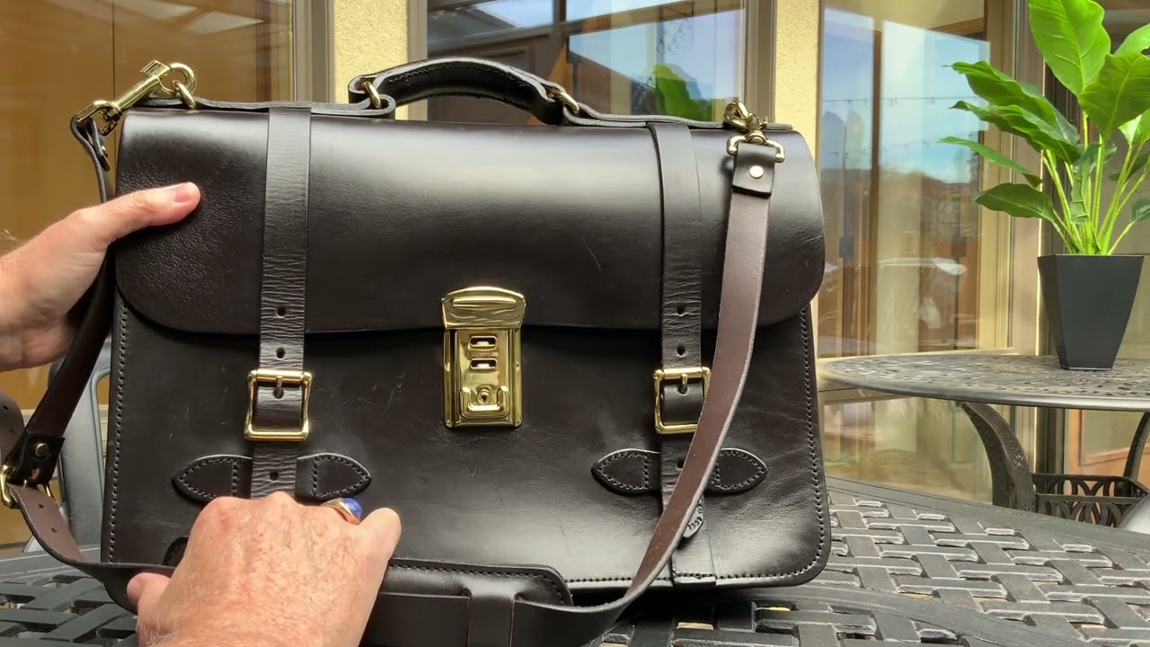 The Filson Leather Field Satchel, an American Classic! - YouTube