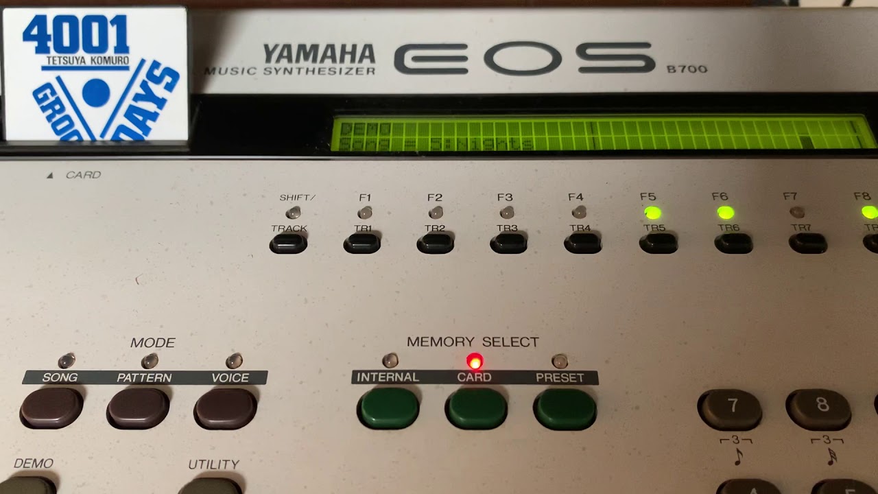YAMAHA EOS B700 DEMO SONG / VOICE CARD TK500 