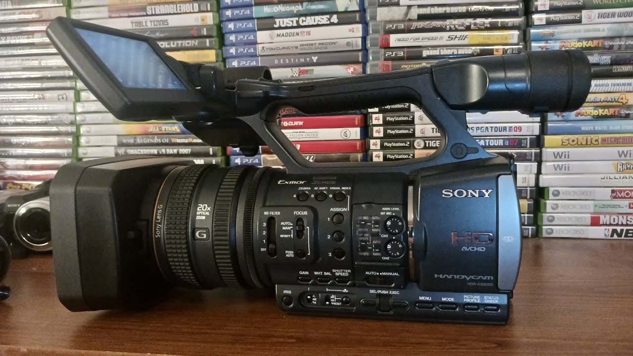 Sony HDR AX2000 Review $109.50 - YouTube