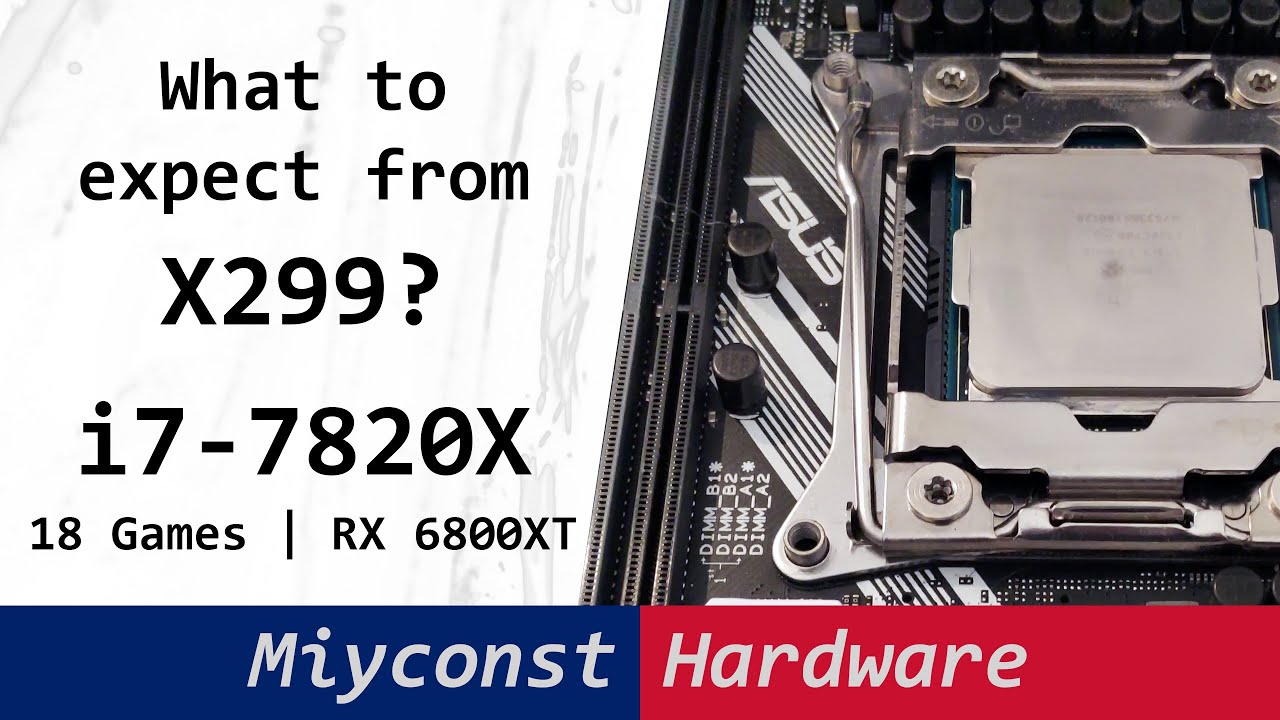🇬🇧 What to expect from the X299 platform? i7-7820X, E5-2678 V3