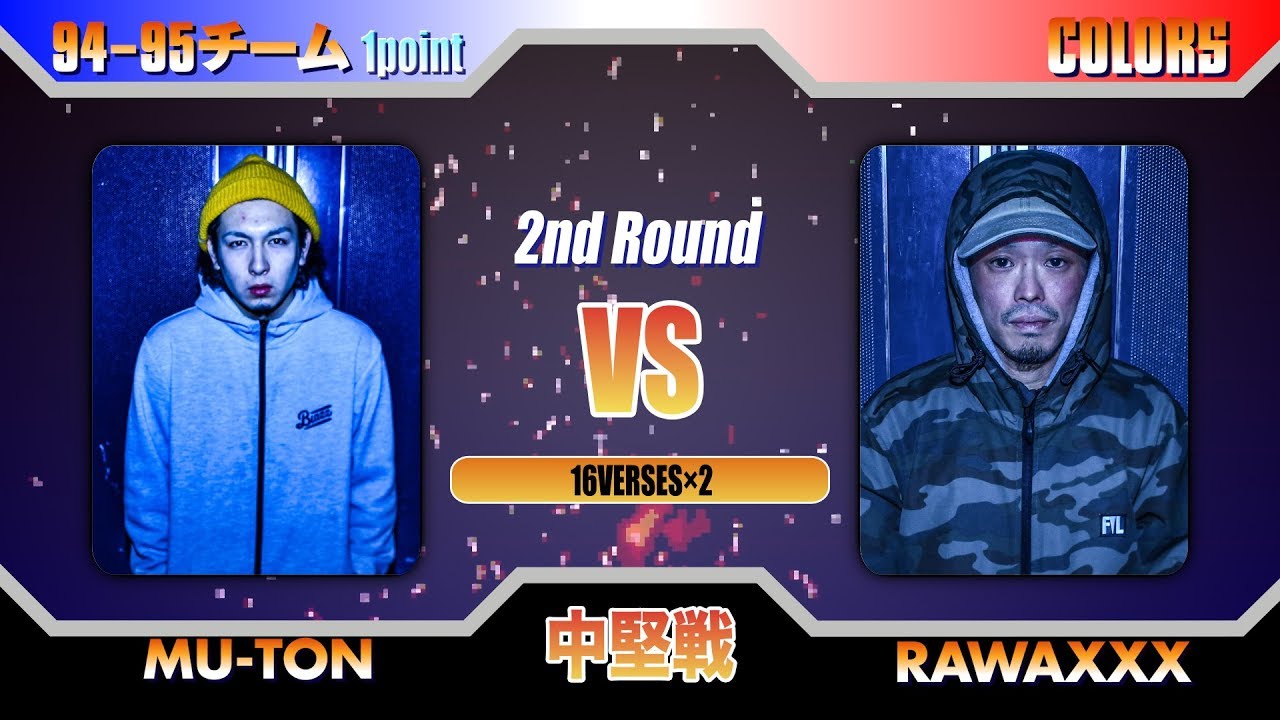 MU-TON vs RAWAXXX/戦極MCBATTLE第19章 (2019.3.31) 公式BESTBOUT1