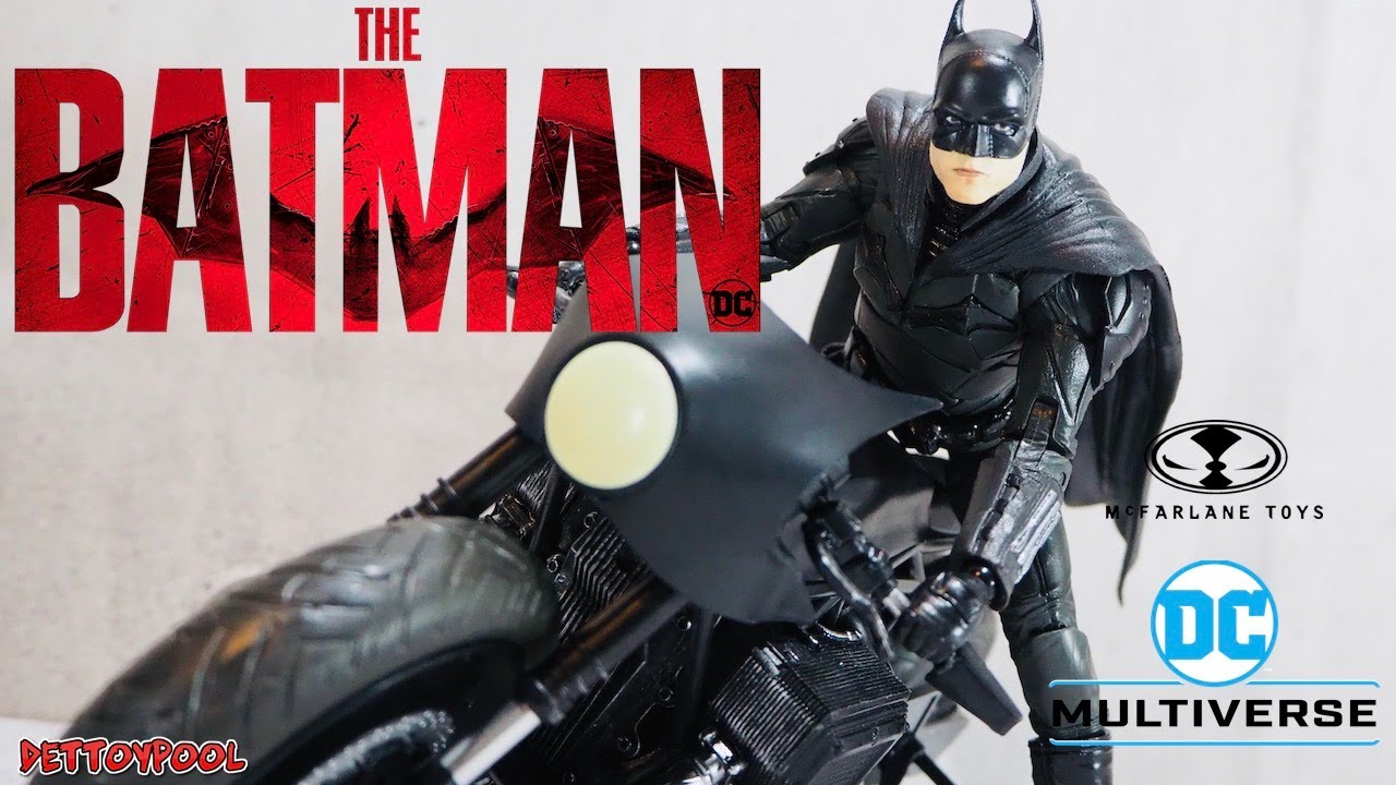 THE BATMAN】DCマルチバース ザ・バットマン & バットサイクル 開封