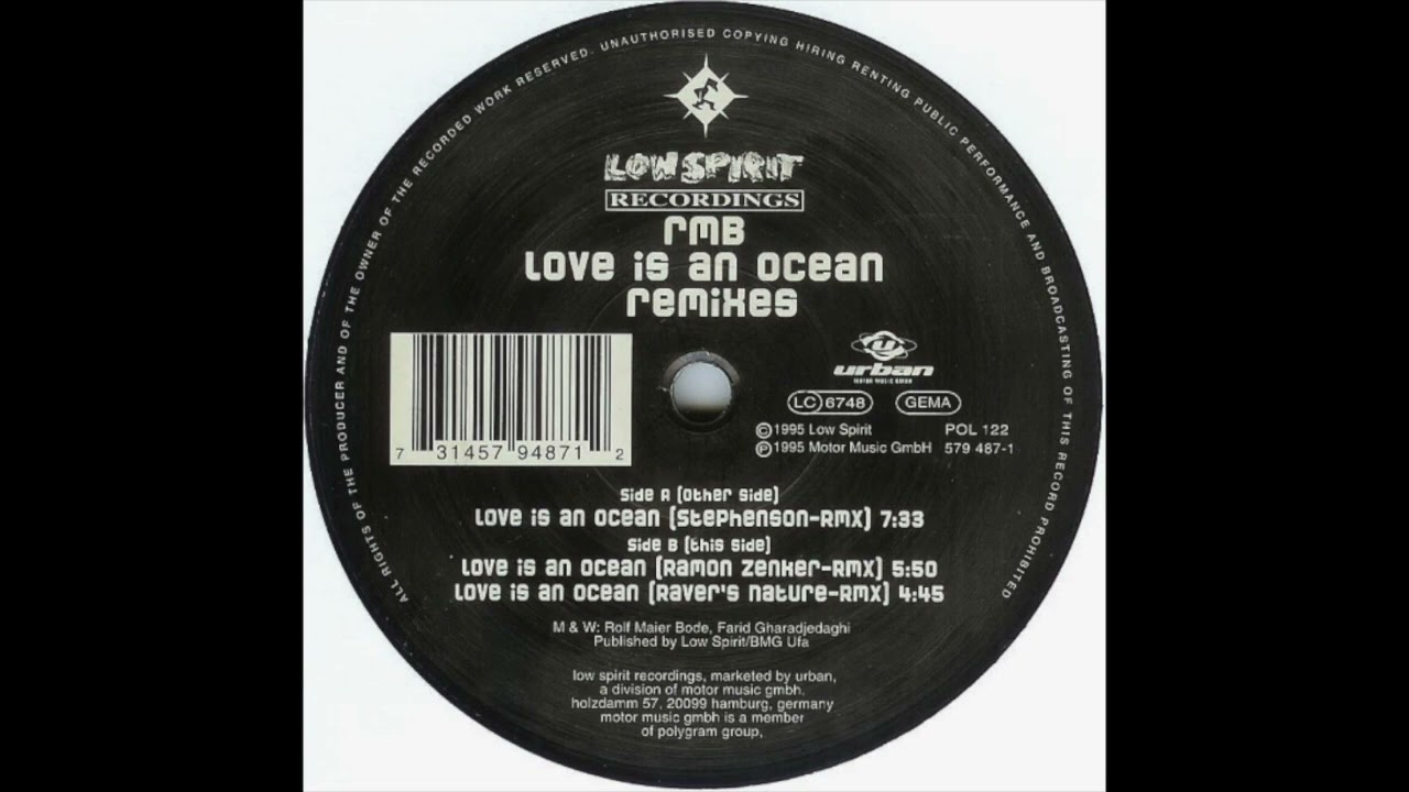 RMB - Love Is An Ocean (Ramon Zenker Rmx) - YouTube