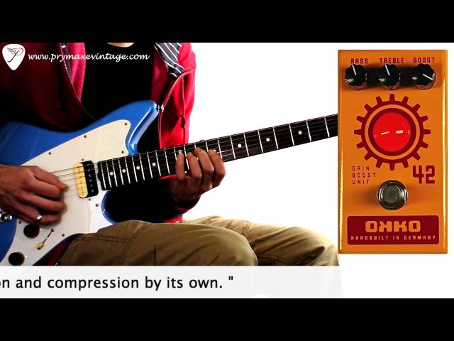 Okko Pedals 42 Gain Boost Unit - YouTube