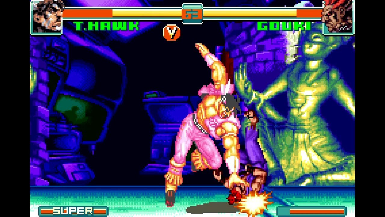 GBA】スーパーストリートファイターⅡX リバイバル Tホーク NO MISS