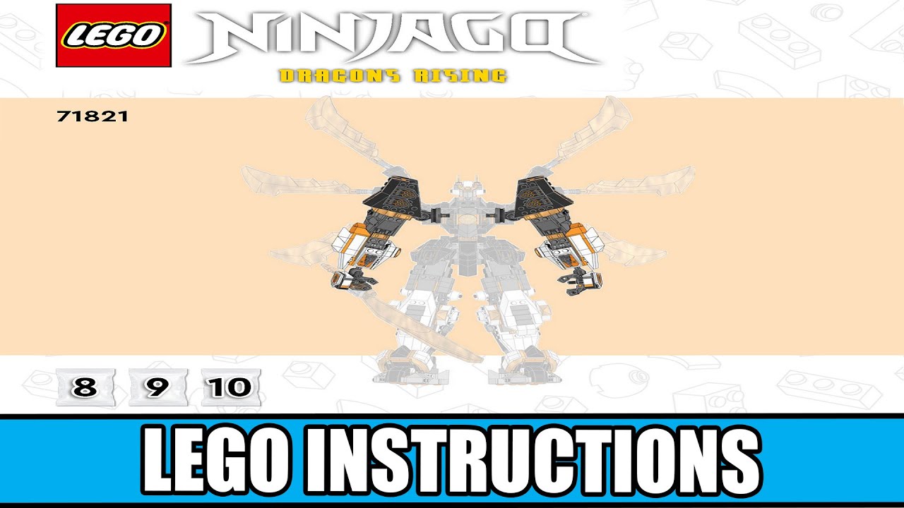 LEGO Instructions - Ninjago - 71821 - Cole's Titan Dragon Mech