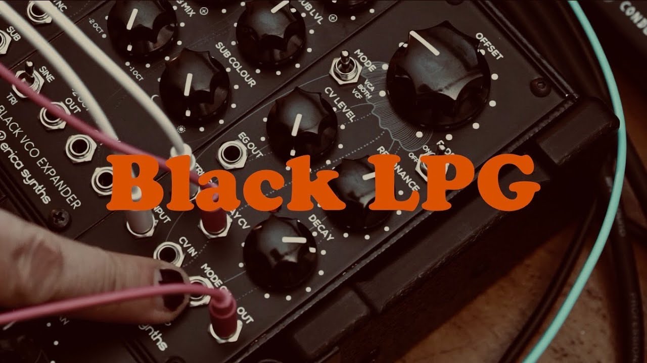 Erica Synths Black LPG— Clockface Modular