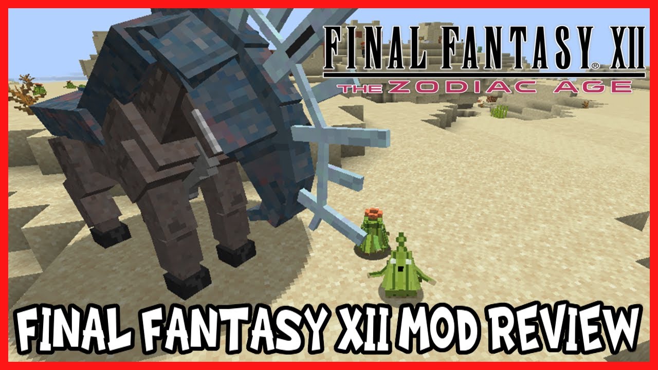 AMAZING FINAL FANTASY MONSTERS IN MINECRAFT! || Minecraft Final