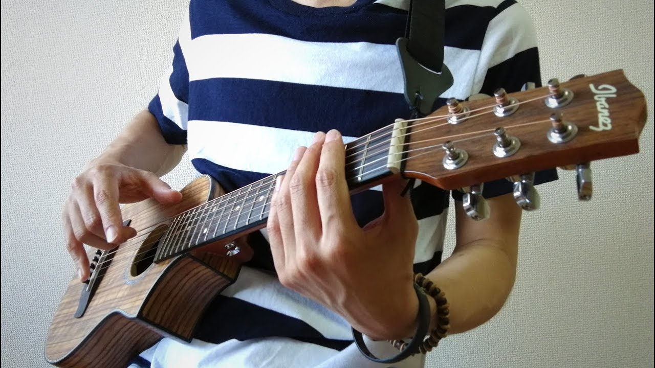 HARD RAIN / Ibanez EWP14WB-OPN(ピッコロギター) - YouTube