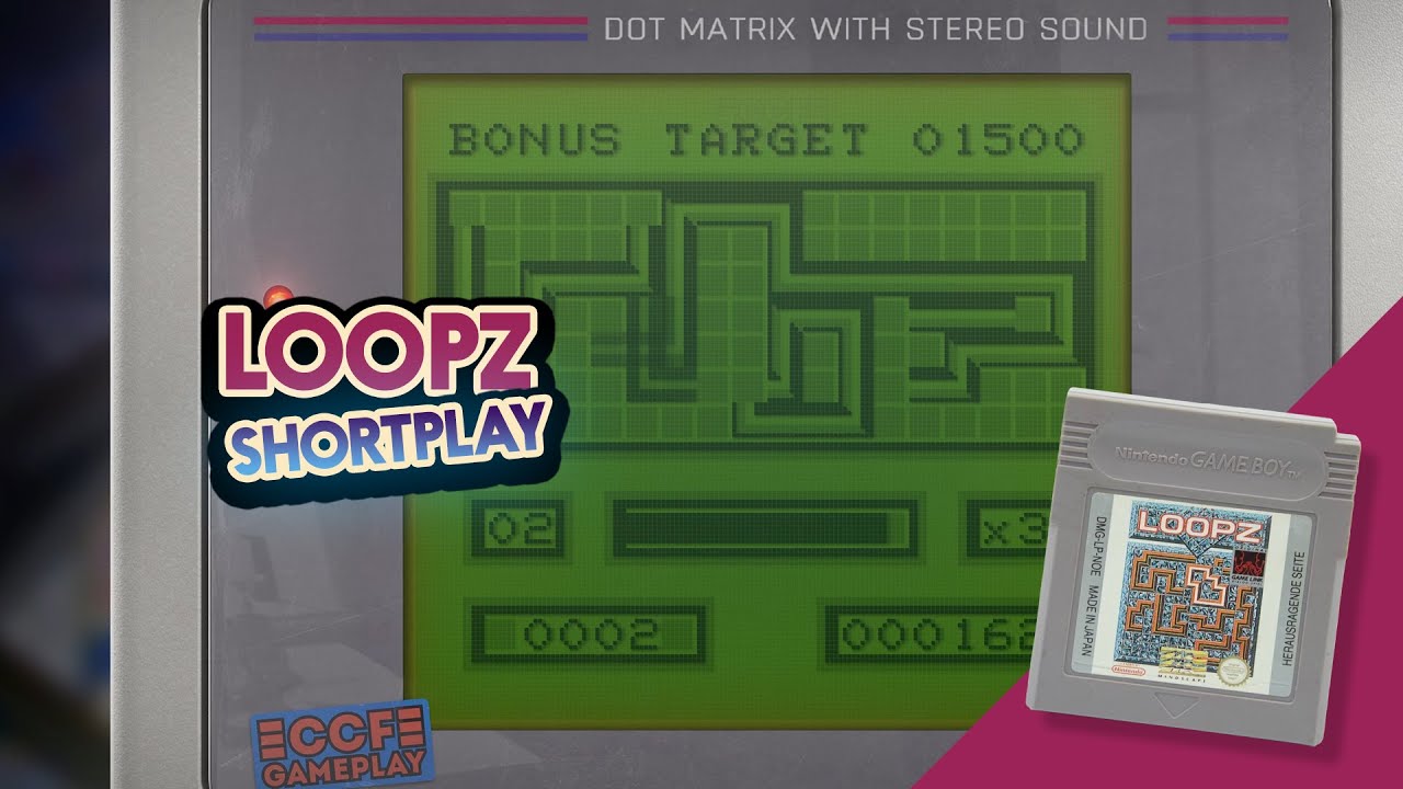 Loopz | 1990 | Addictive Puzzle Challenge! | Game Boy Classic (DMG