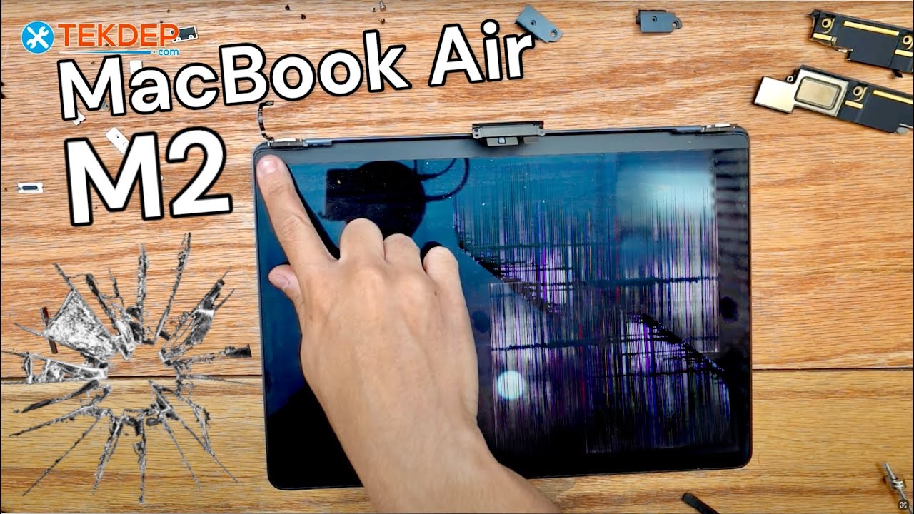 M2 MacBook Air 2022 Broken Bad LCD Replacement Guide | A2681 - YouTube