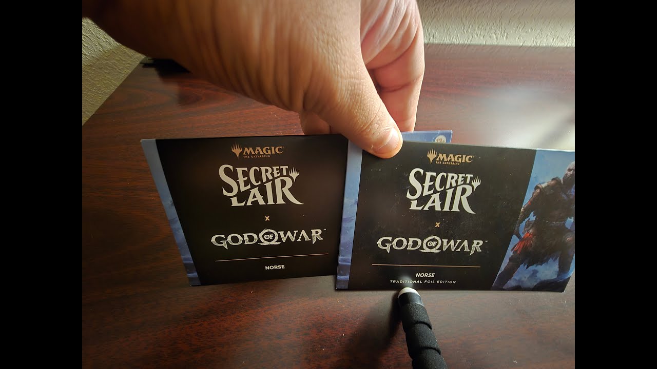 ASMR| UNBOXING MAGIC: THE GATHERING SECRET LAIR GOD OF WAR NORSE