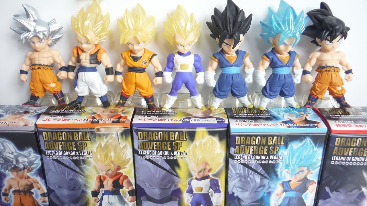 DRAGONBALL ADVERGE LEGEND OF GOKOU＆VEGETA 全7種 開封