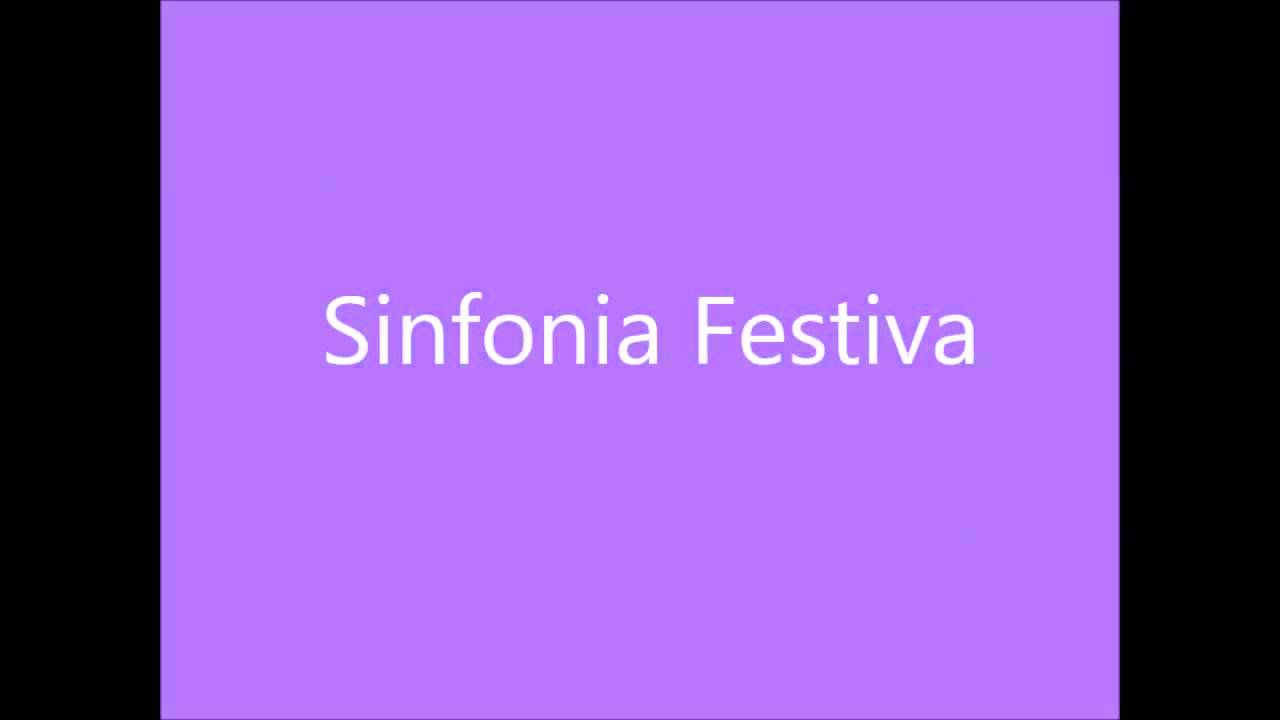Best Version] Sinfonia Festiva - Arne Running (HQ) - YouTube
