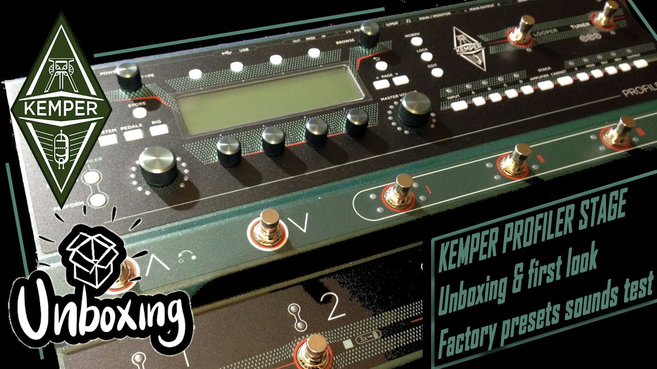 Kemper Stage: Unboxing & Exploring Factory Presets for Ultimate