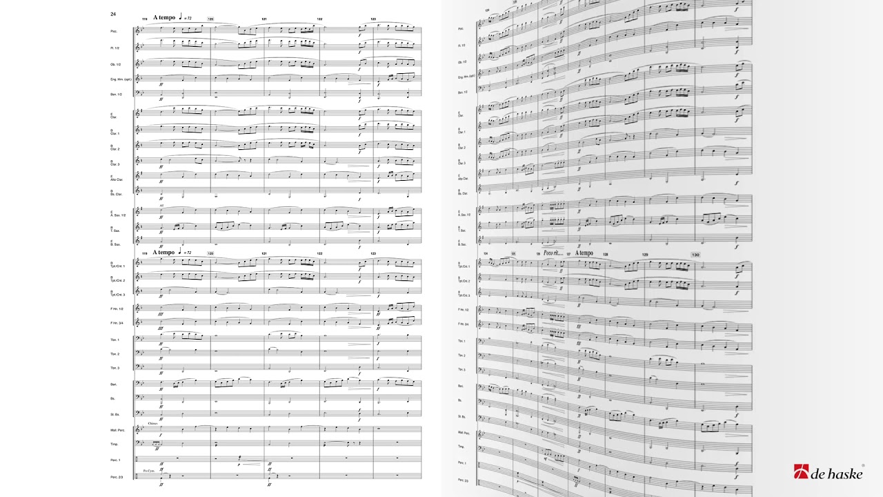 ロス・ロイ／ヤコブ・デハーン｜吹奏楽楽譜