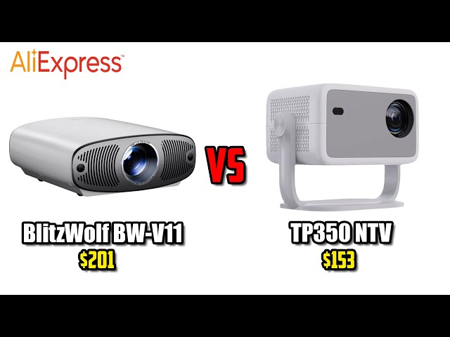 BlitzWolf V11 vs TP350 NTV - In-Depth Comparison - Google TV vs