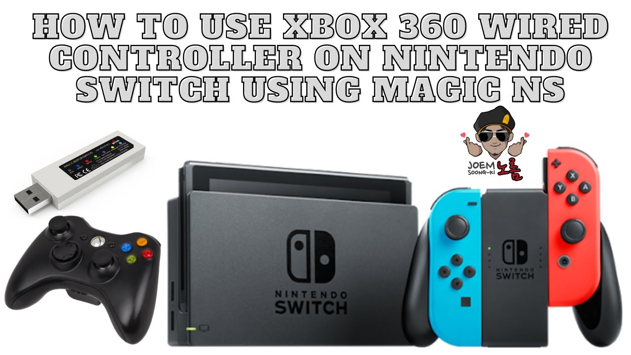 How to use Xbox 360 Wired Controller on Nintendo Switch using