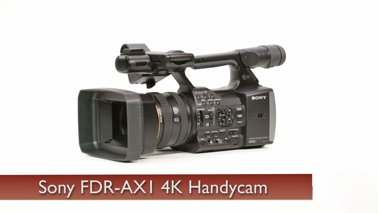Sony FDR-AX1 Digital 4K Video Camera Recorder FDR-AX1 B&H Photo