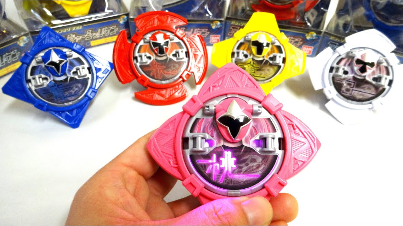 5個そろった！手裏剣戦隊ニンニンジャー 忍シュリケンシリーズ05 モモ