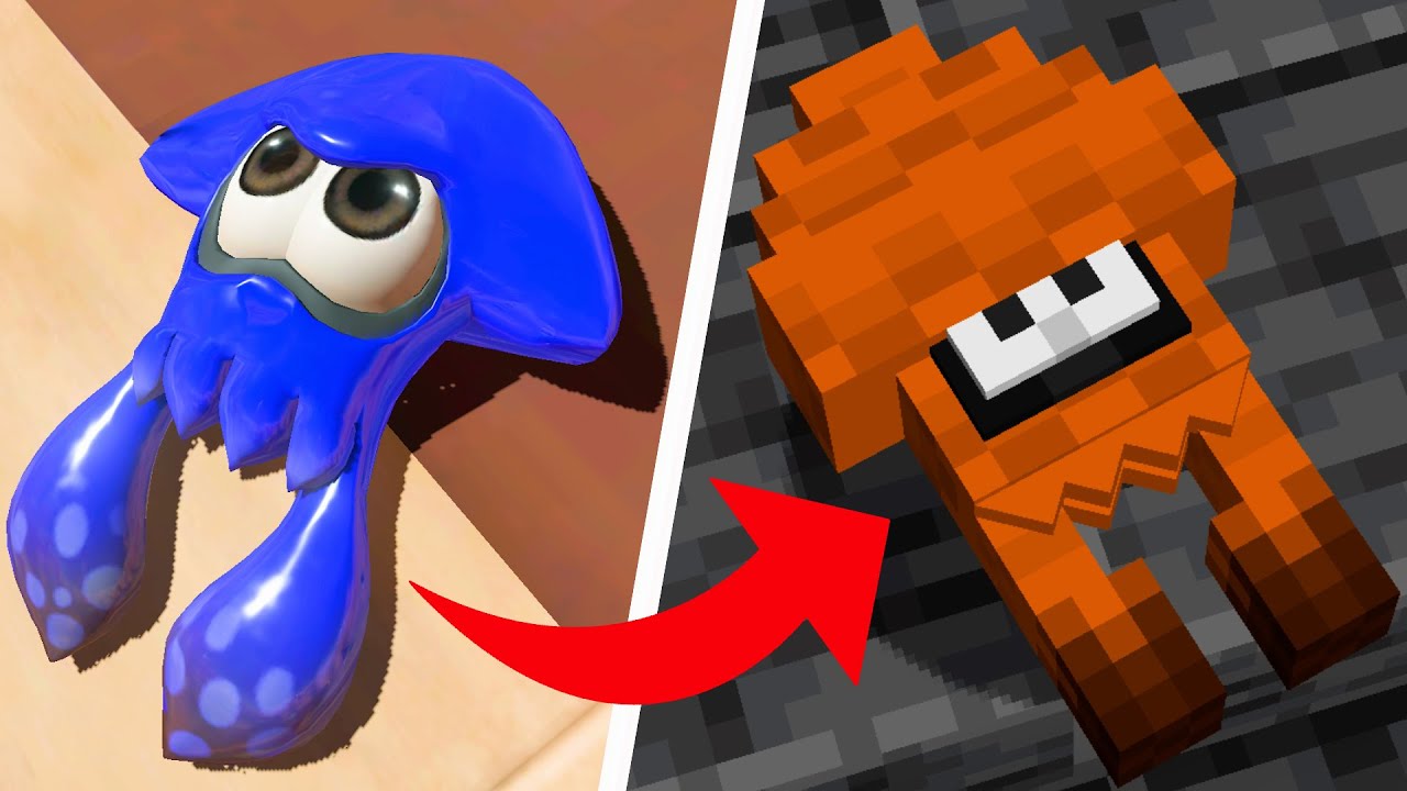 I Recreated Splatoon in Minecraft - YouTube