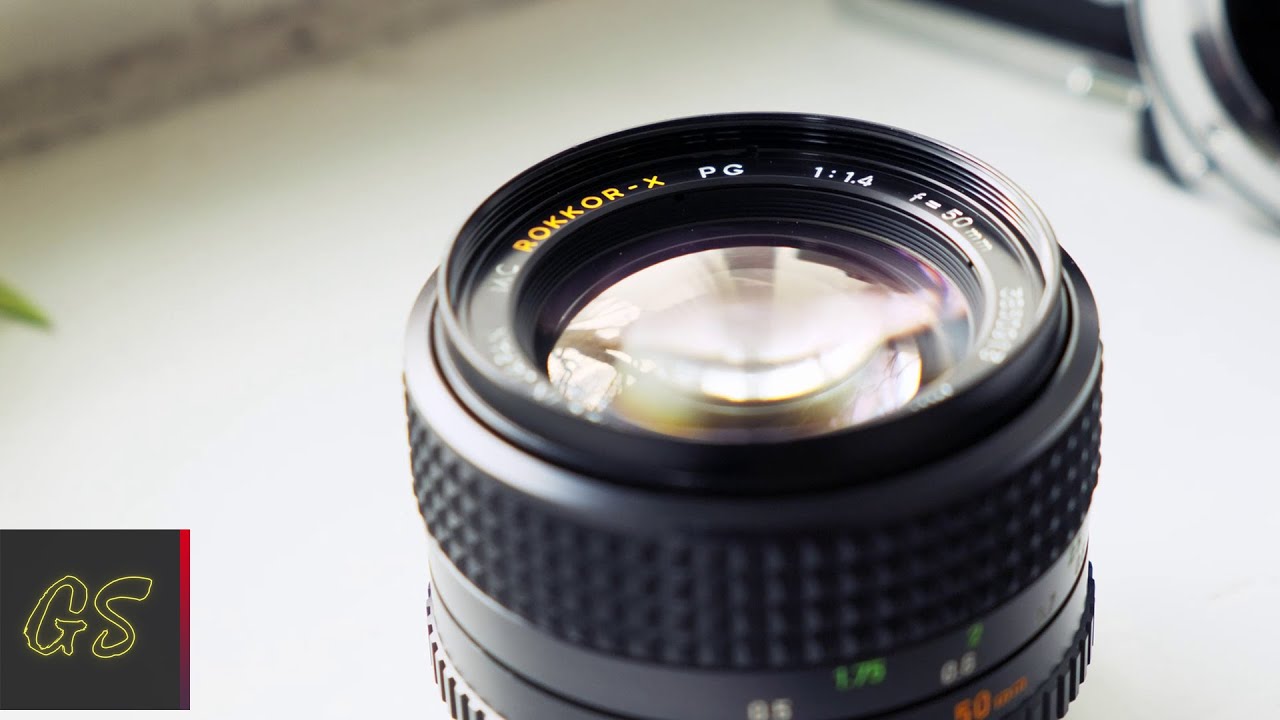 Minolta Rokkor-X PG 50mm f/1.4 Review - Vintage Excellence! - YouTube