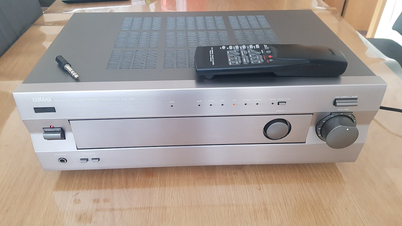 Yamaha AX 392 Integrated Stereo Amplifier - YouTube