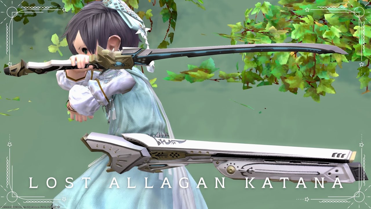 まるでモビルスーツ武器のような侍の刀『ロストアラガン・ブレードRE