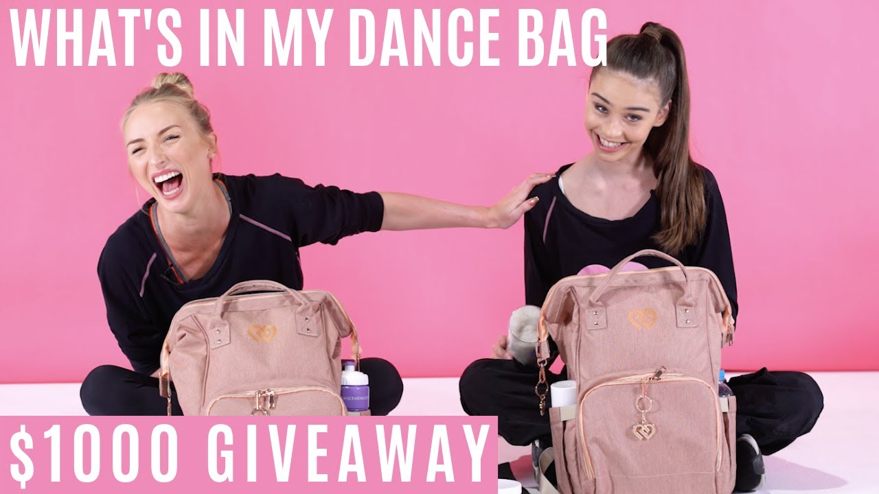 WHAT'S IN MY PRO DANCE BAG?! + $1000 GIVEAWAY! - YouTube