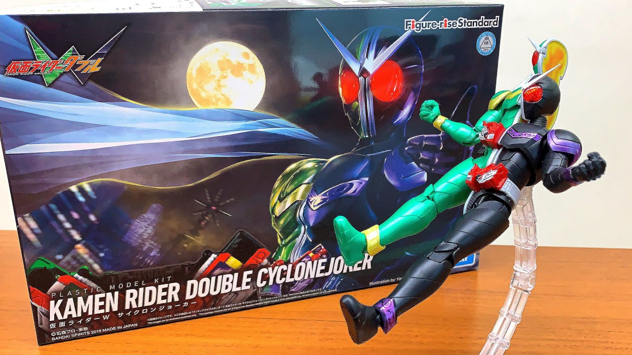 kamen rider double cyclone joker plamodel kit figure-rise standard
