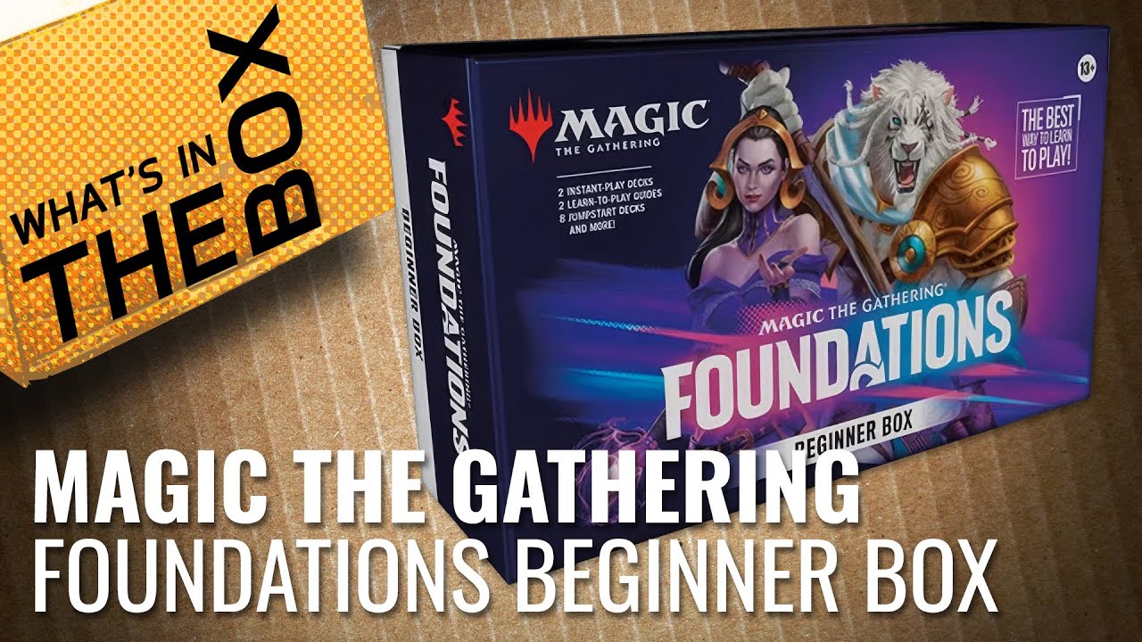 Unboxing: Magic: The Gathering Foundations Beginner Box | Wizards