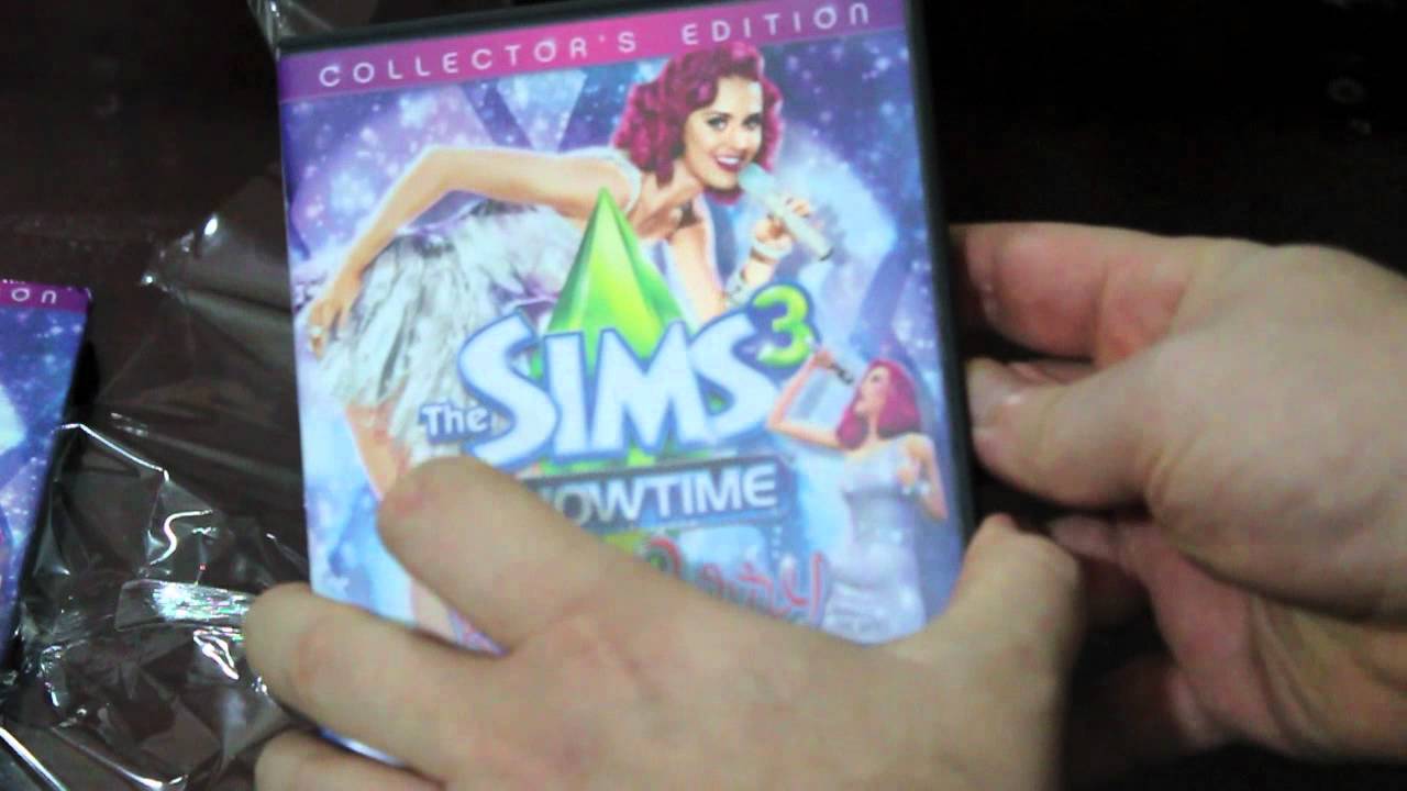 The Sims 3 Showtime Katy Perry Collector's Edition Unboxing - YouTube