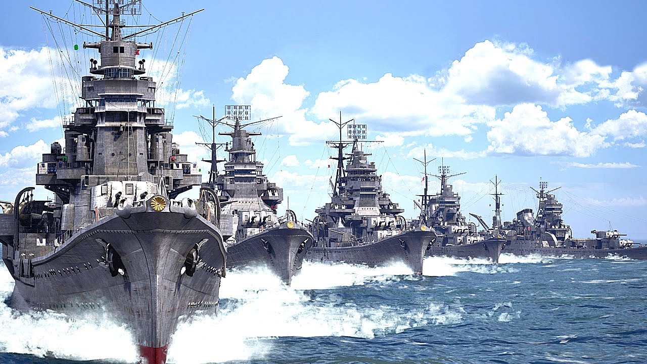 A Complete Recreation of 18 Japanese Heavy Cruisers - YouTube